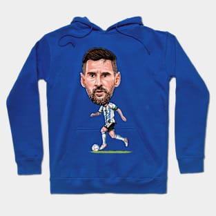 Messi G.O.A.T. caricature Hoodie